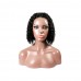 Uglam Bob Closure Wig 250% Density Deep Wave Virgin Hair