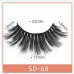 Uglam 100% Mink Hair 3D False Eyelashes