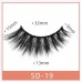 Uglam 100% Mink Hair 3D False Eyelashes