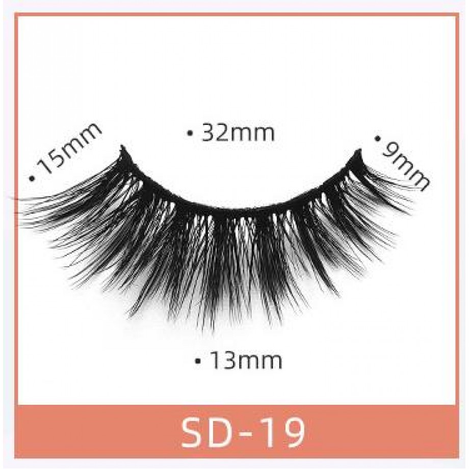 Uglam 100% Mink Hair 3D False Eyelashes