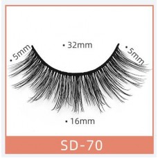 Uglam 100% Mink Hair 3D False Eyelashes