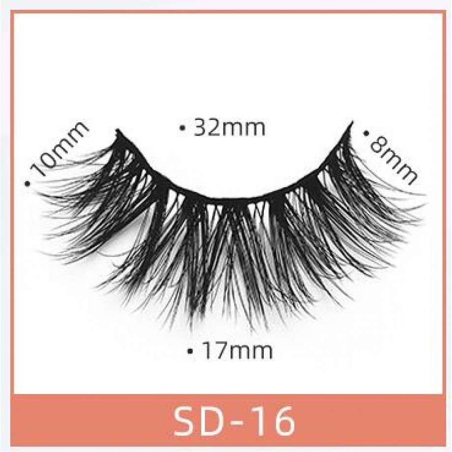 Uglam 100% Mink Hair 3D False Eyelashes