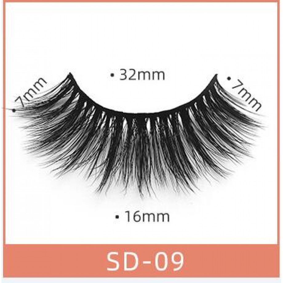 Uglam 100% Mink Hair 3D False Eyelashes