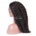 Uglam Brown Full Lace Wigs Deep Wave