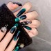 Uglam 10 packs of cat eye diamonds and unique beautiful manicure nail designs for charming ladies