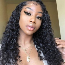 Virgin Full Lace Deep Wave Human Hair Wigs  