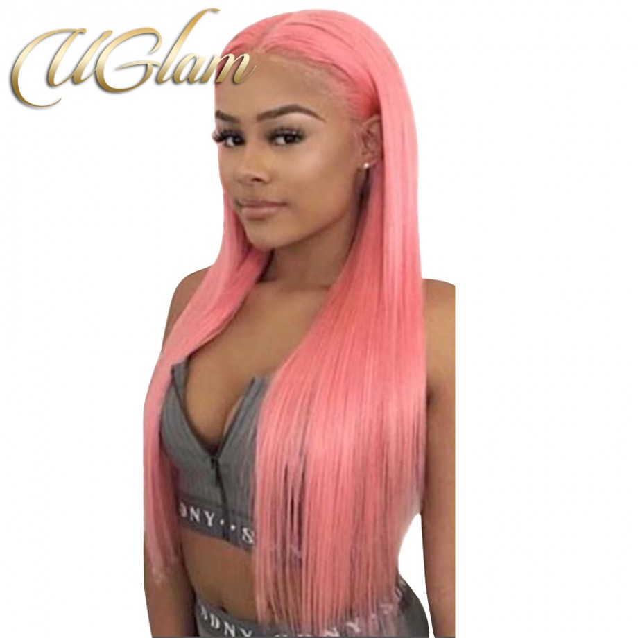 peach colored wig