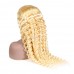 Uglam Lace Front Wigs 613 Honey Blonde Color Deep Wave Wig