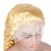 Uglam Lace Front Wigs 613 Honey Blonde Color Deep Wave Wig