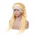 Uglam Lace Front Wigs 613 Honey Blonde Color Deep Wave Wig