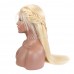 Uglam Transparent Full Lace Wigs 613 Honey Blonde Color Straight