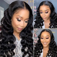 Uglam HD Lace Closure Wig Loose Wave