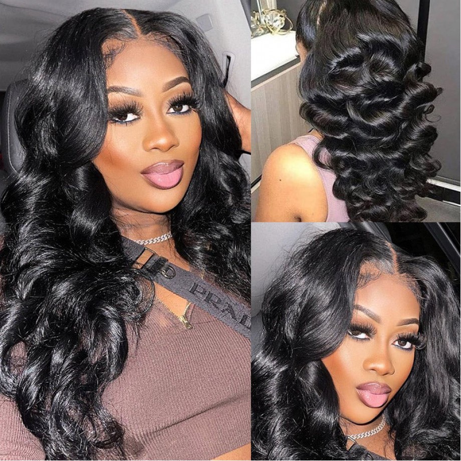 Uglam HD Lace Closure Wig Loose Wave