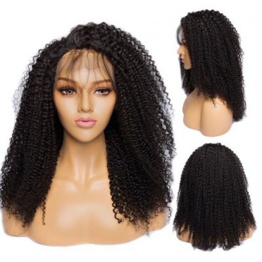 Uglam HD Lace Closure Wig Kinky Curly 