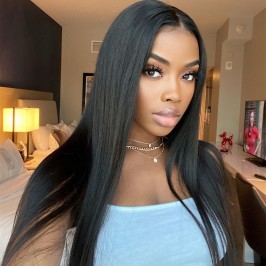 Uglam 13X4 HD Lace Front Straight Wig 200% Density