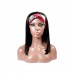 Uglam Headband Wigs Straight No PrePlucked Hairline