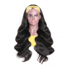 Uglam Headband Wigs Body Wave No PrePlucked Hairline