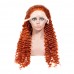 Uglam 13X4 Lace Front Orange Ginger Wig Color Body Wave&Straight Wig&Deep Wave&Water Wave