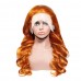 Uglam 13X4 Lace Front Orange Ginger Wig Color Body Wave&Straight Wig&Deep Wave&Water Wave