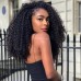 Uglam 13X4 Lace Front Afro Kinky Curl Wig Human Hair