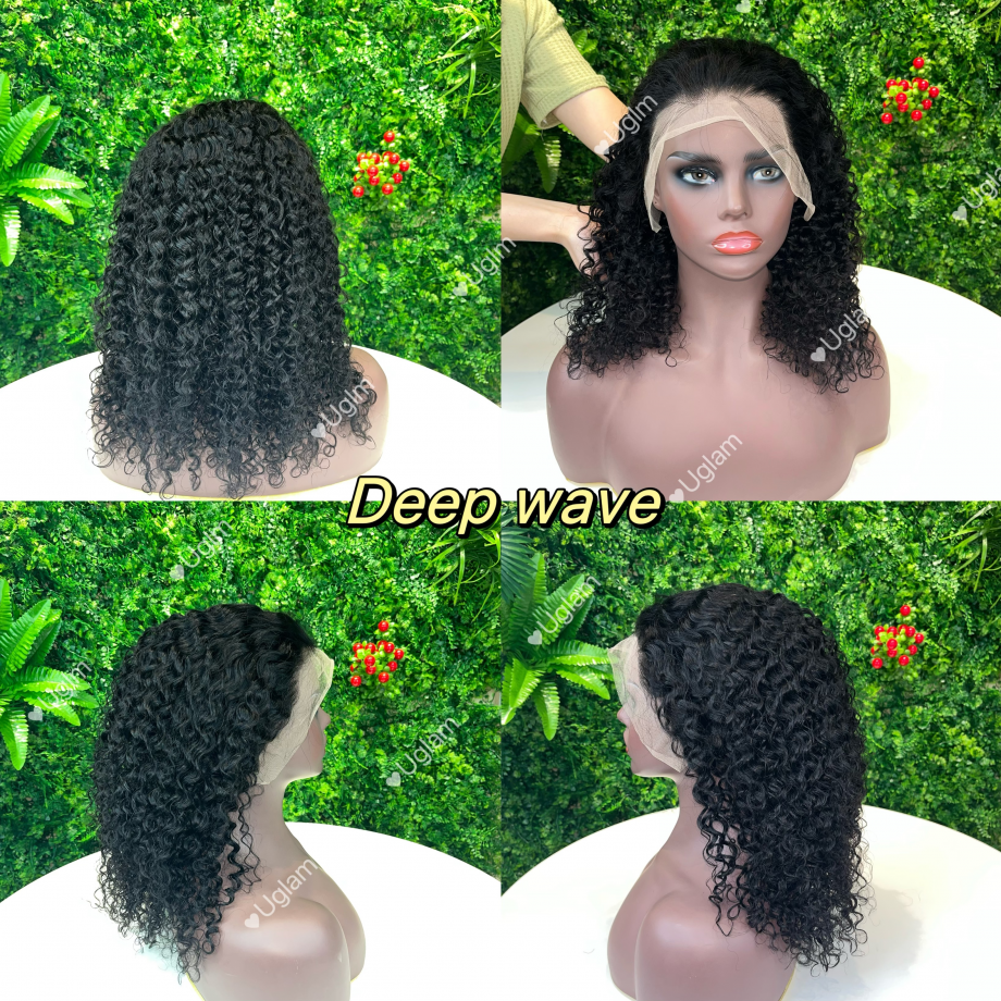 News & Package Deals 13x4 Transparent Full Lace Frontal Wig Virgin Human Hair 