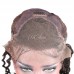 Virgin Human Hair 13X4 Lace Front Deep Wave Wig 180% Density