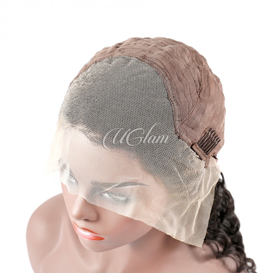 Uglam 13X4 HD Lace Front Deep Wave Wig 200% Density