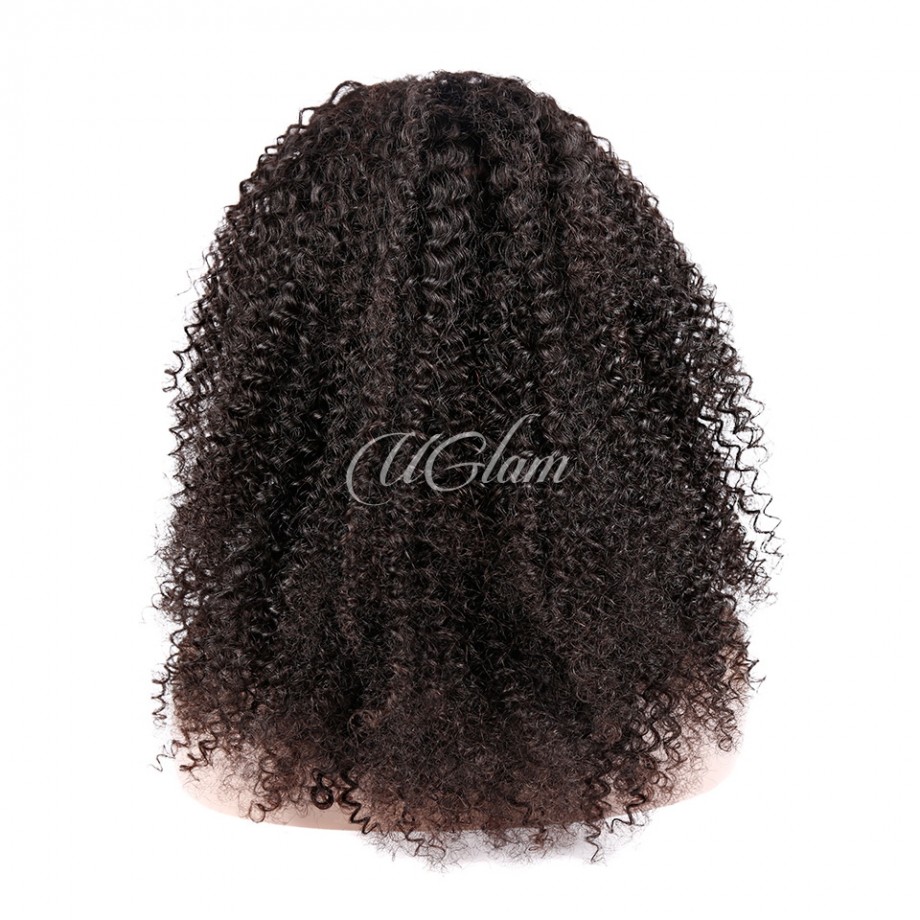 Uglam Lace Front Wigs Kinky Curly Human Hair