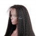 Uglam 13X4 Lace Front Wigs Kinky Straight 150%  Density