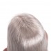 Uglam Grey Color 13x4 Lace Front Wig Striaght Humanhair