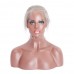 Uglam Grey Color 13x4 Lace Front Wig Striaght Humanhair