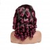 Uglam Lace Front Wig 1B/99J Wine Color Loose  Wave Wig