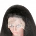 Uglam Transparent Lace Front Kinky Straight Wig 200% Density