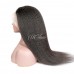 Uglam Transparent Lace Front Kinky Straight Wig 200% Density
