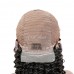 Uglam Transparent Lace Front Kinky Curly Wig 200% Density