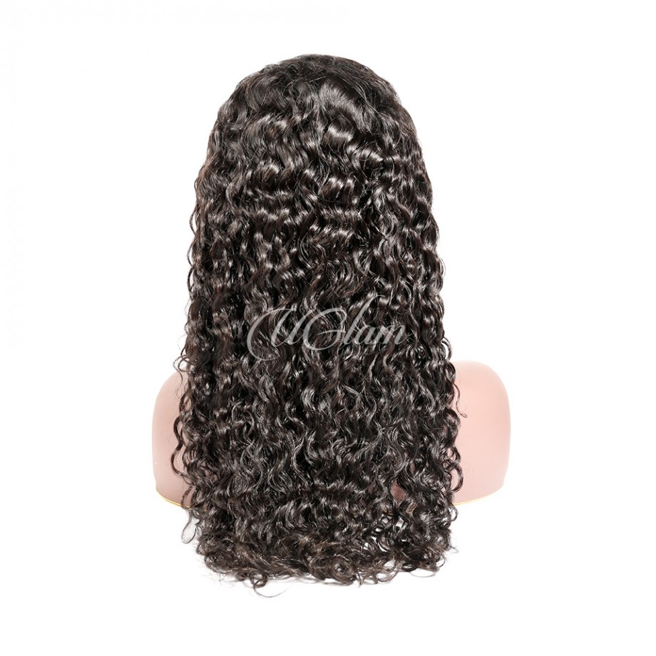 Uglam 13x4 Lace Front Water Wave Wig 180% Density
