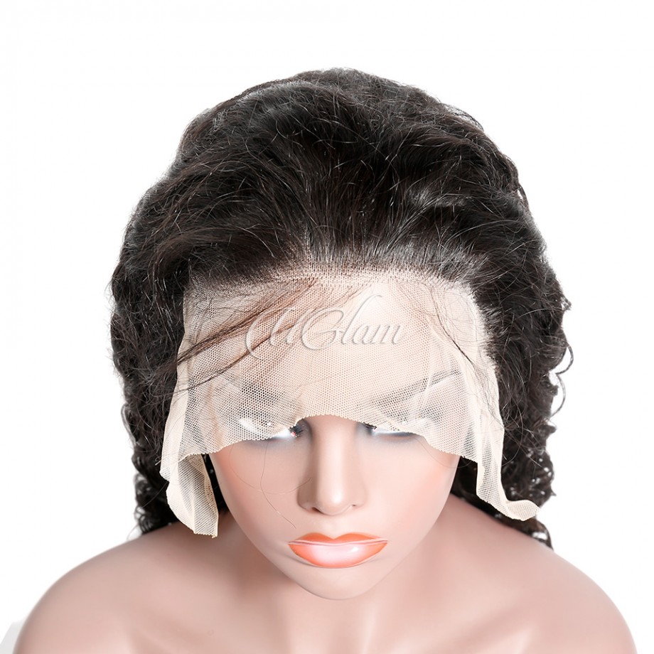 Uglam 13x4 Lace Front Water Wave Wig 180% Density