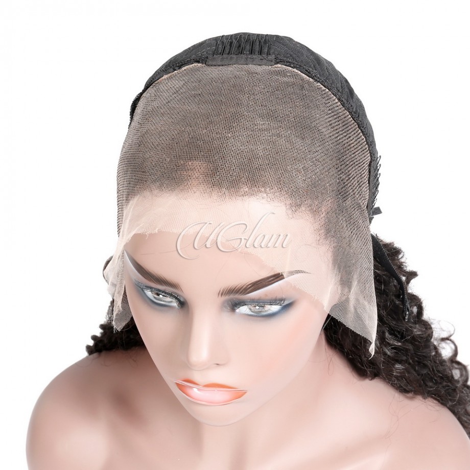 Uglam 13x4 HD Lace Front Kinky Straight Wig 200% Density