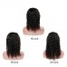 Uglam Non Remy Hair Lace Front Wigs Deep Wave 150% Density