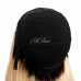 Uglam Closure Wig 1B/613 Color Straight Hair Made By Hair Weave With 4x4 Lace Closure