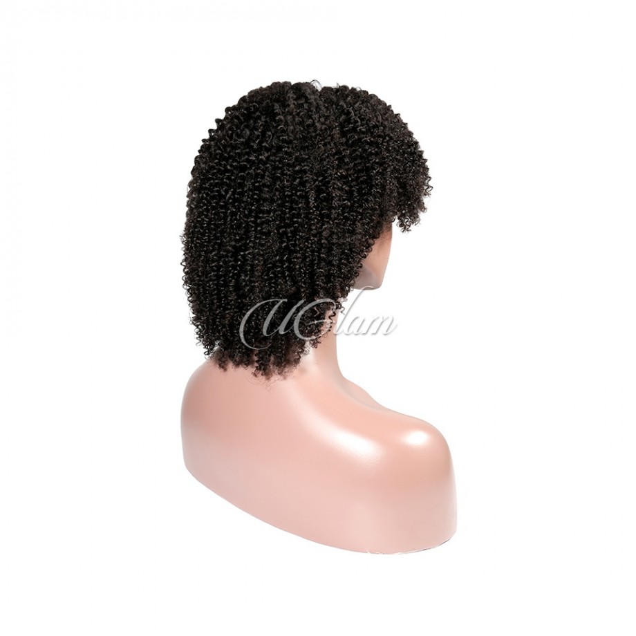 Uglam Machine Wigs Kinky Curly For Women