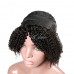 Uglam Machine Wigs Kinky Curly For Women