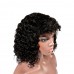 Uglam Bob Machine Made Wigs With Bang Hair Deep Wave 