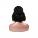 Uglam Bob Machine Made Wigs With Bang Hair Deep Wave 