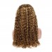 Uglam 13X4 Lace Front Piano Color Highlight #4/27 Water Wave Wig 