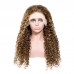 Uglam 13X4 Lace Front Piano Color Highlight #4/27 Water Wave Wig 