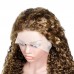 Uglam 13X4 Lace Front Piano Color Highlight #4/27 Water Wave Wig 