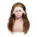 Virgin 13X4 Lace Front Piano Highlight #4/27 Color Deep Wave Human Hair Wig 
