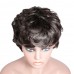 Uglam Pixie Cut Wavy Human Hair Machine Made Wig