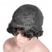 Uglam Pixie Cut Human Hair Machine Made Wig Afro Kinky Curl